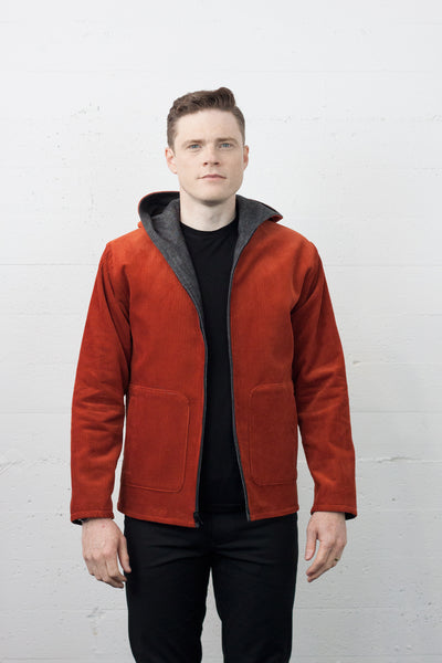 Reversible Jacket Harissa Cord/Ash