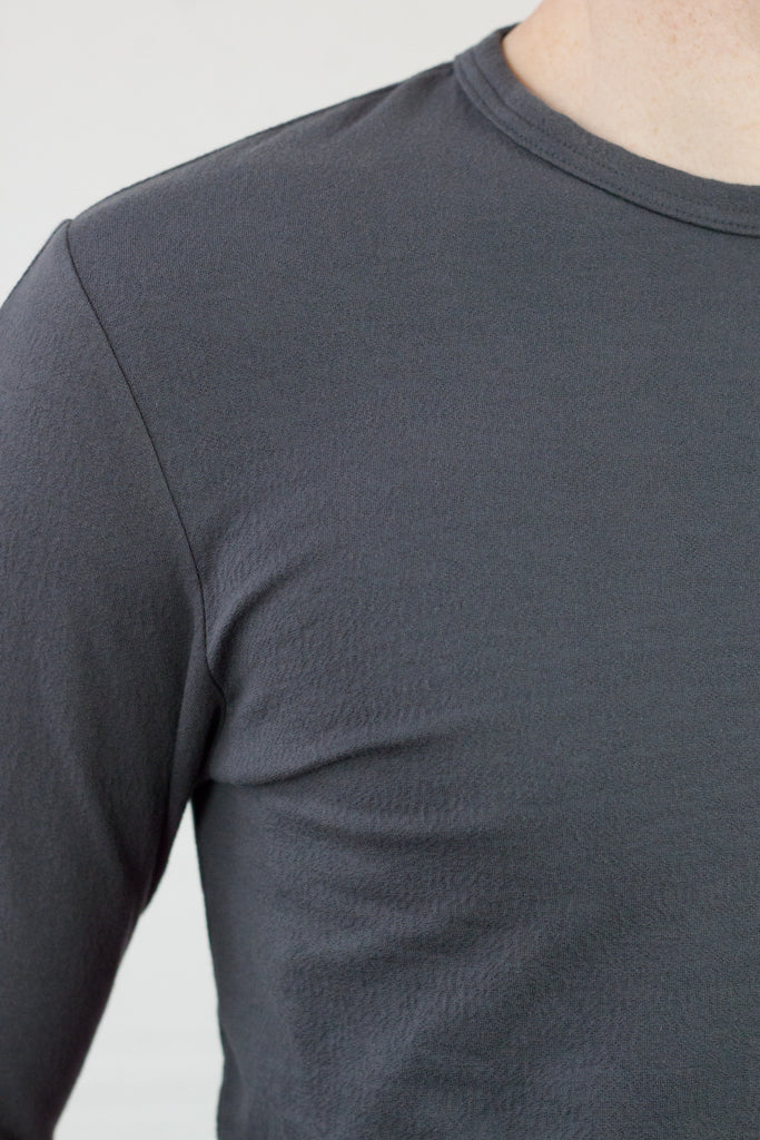 Miltos Crew Longsleeve Gannet Grey