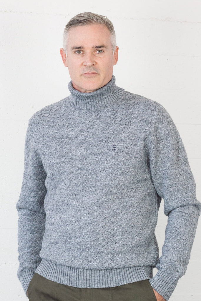 Florentino Roll Neck Dove Cable