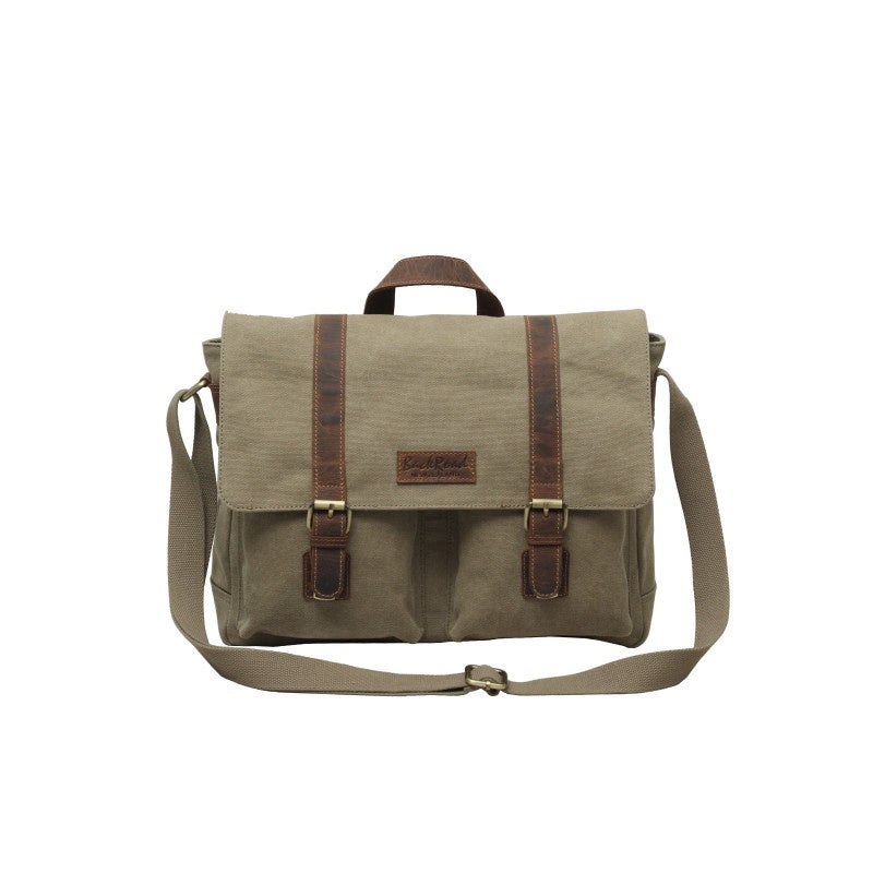 Back Road Canvas/Leather Satchel