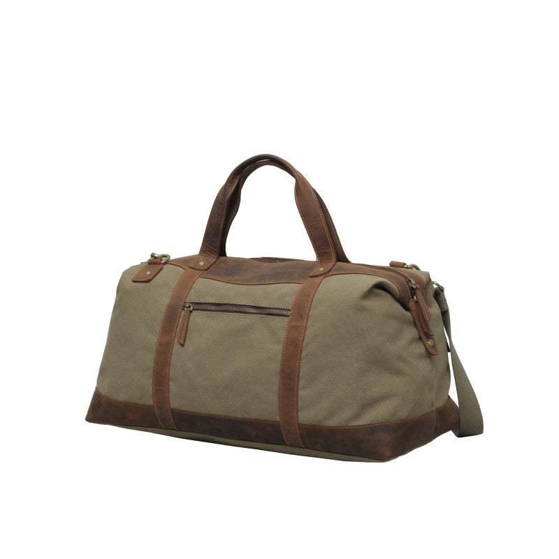 Back Road Canvas/Leather Overnight Bag