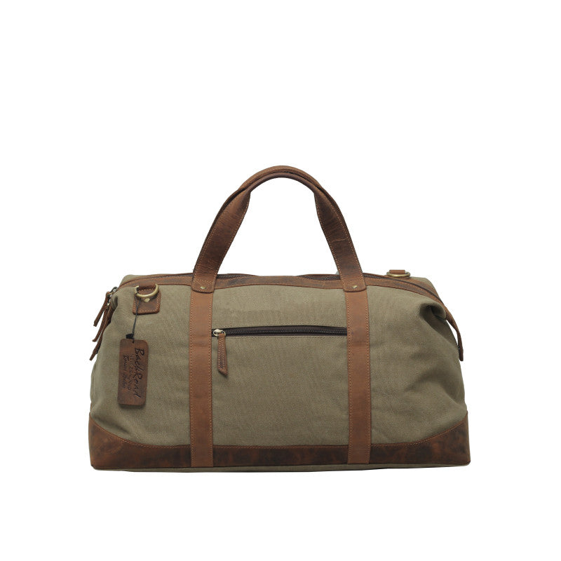 Back Road Canvas/Leather Overnight Bag