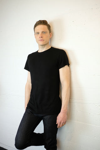 Crossroads Tee Organic Black