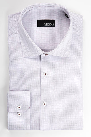 Gibson Shirt Pink Micro Check