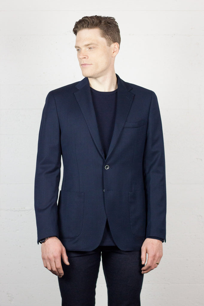 Mixed Luxe Blazer Ink