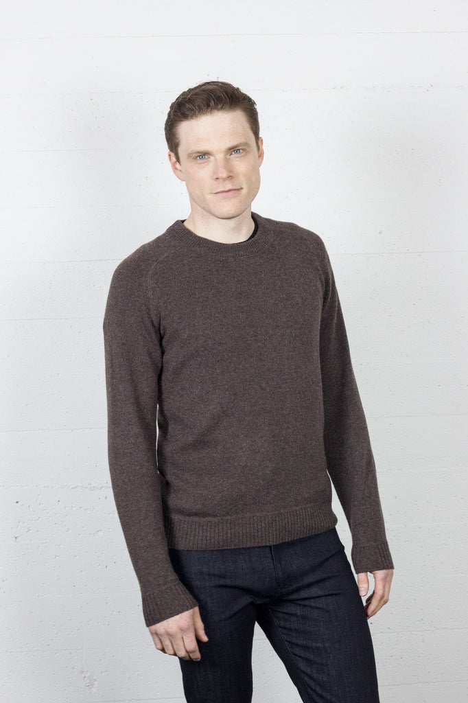 Raglan Sleeve Crew Molasses