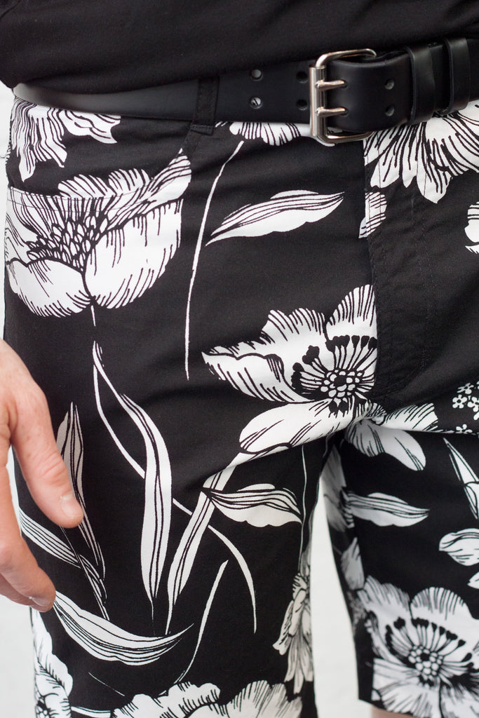 Austin Short Black Floral