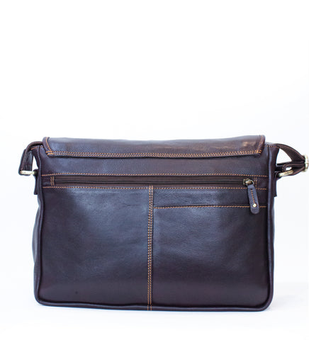 Messenger Bag Large Burgundy