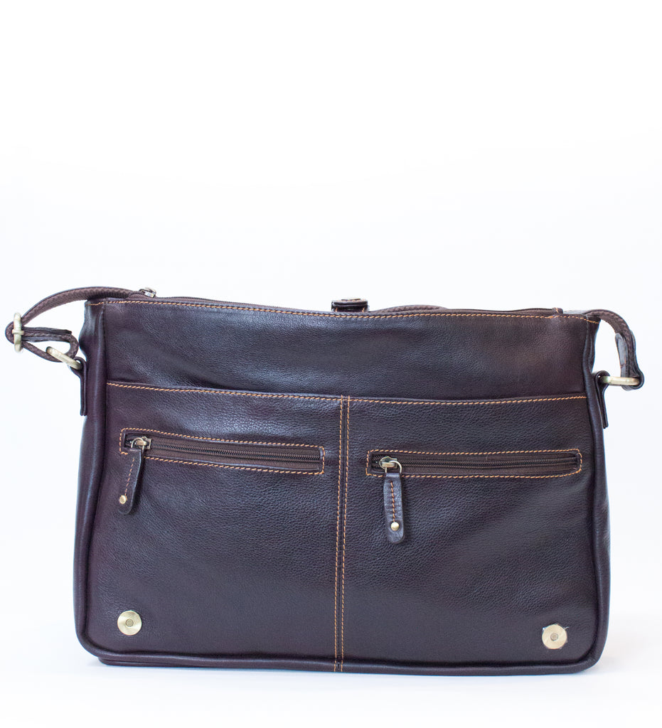 Messenger Bag Large Burgundy