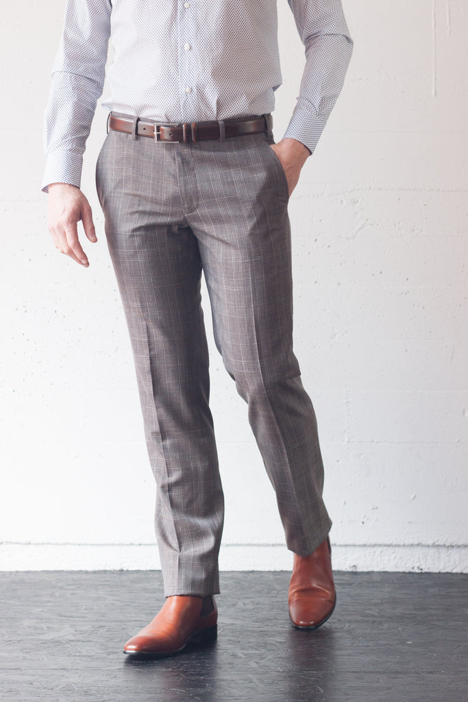 CAM Trouser Tobacco Check