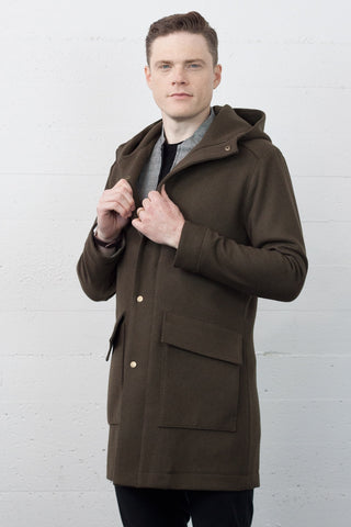 Climate Coat Olive Twill