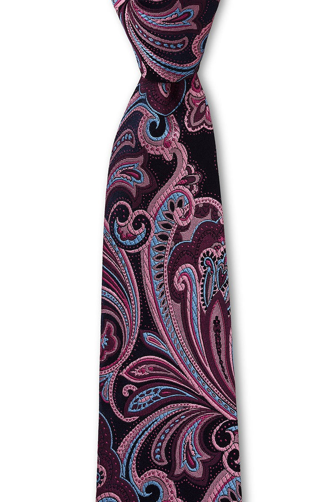 DB Tie Purple Paisley