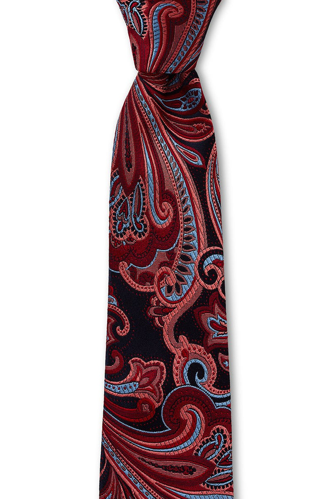 DB Tie Red Paisley
