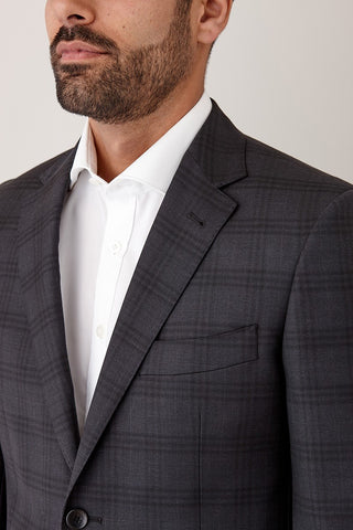 DOM Suit Black Overcheck