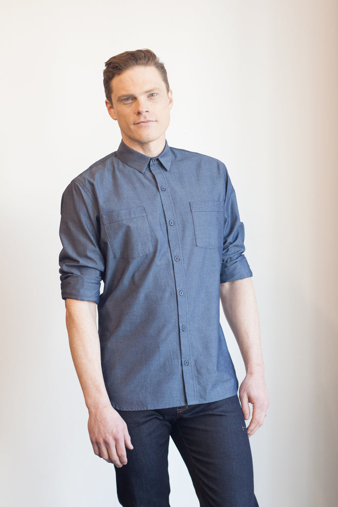 Thunderbird Shirt Steel Blue