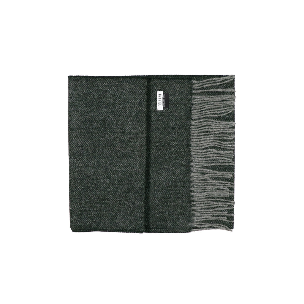 Scarf Lambswool Subtle Herringbone