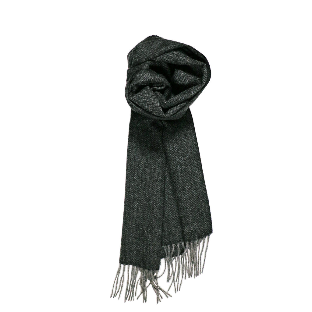 Scarf Lambswool Subtle Herringbone