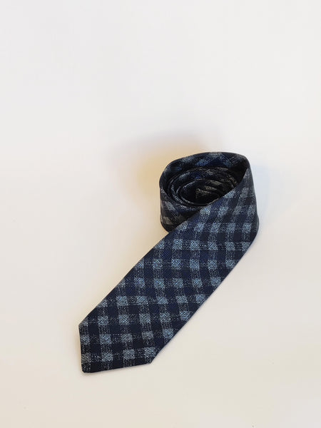 PC Modern Blue and Silver Weave Tie