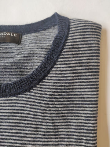 Fine Crew Stripe Dark Navy