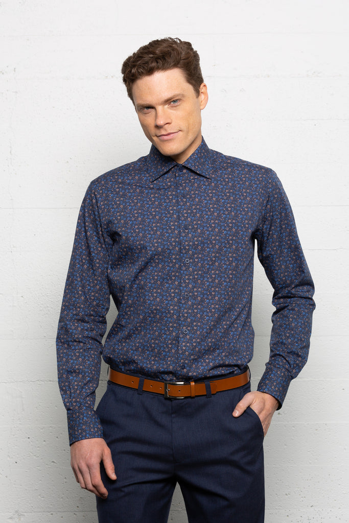CM Shirt Blue Floral