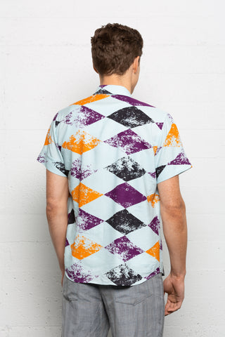 Fairlane Shirt Purple Diamond