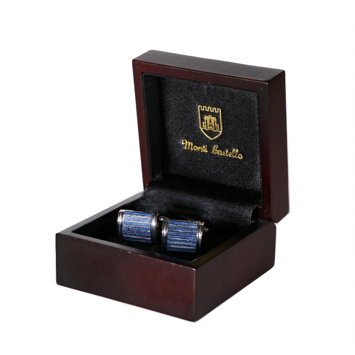 Monti Castello Cross-grain Wood Cufflinks