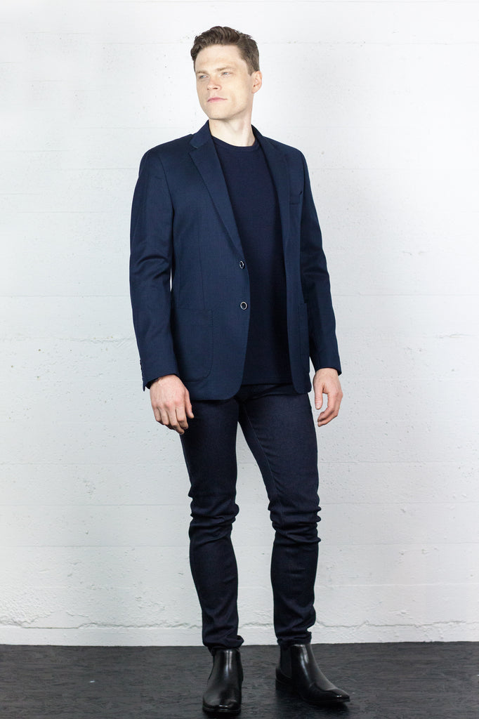 Mixed Luxe Blazer Ink