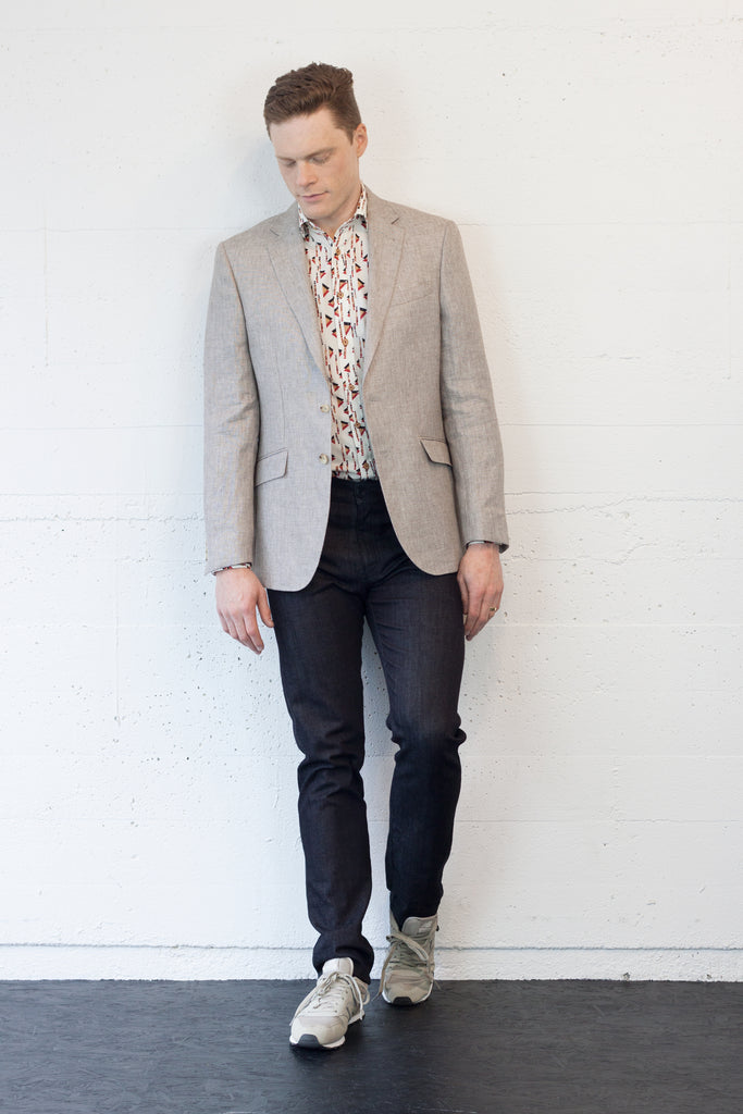 Sandy Linen Blazer