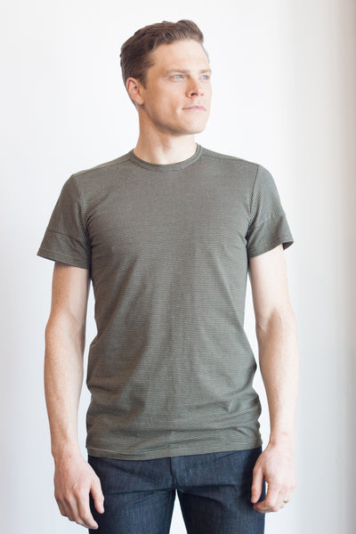 Crossroads Tee Bright Olive