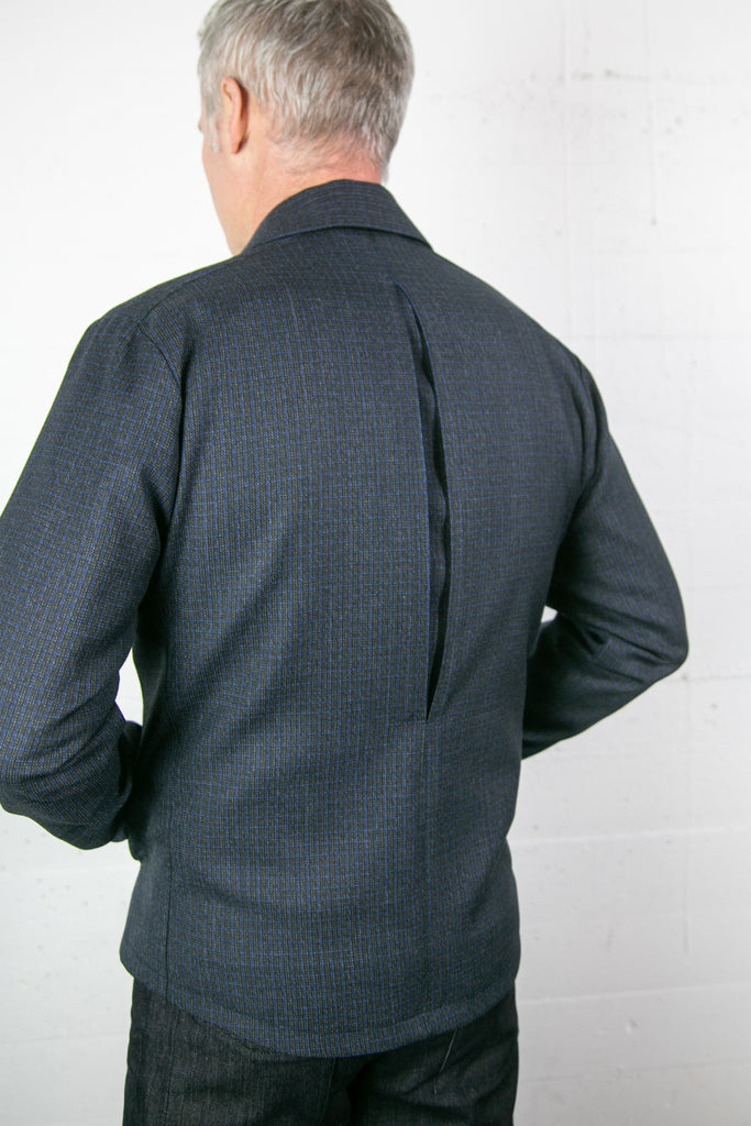 Mac Jacket Cobalt Check