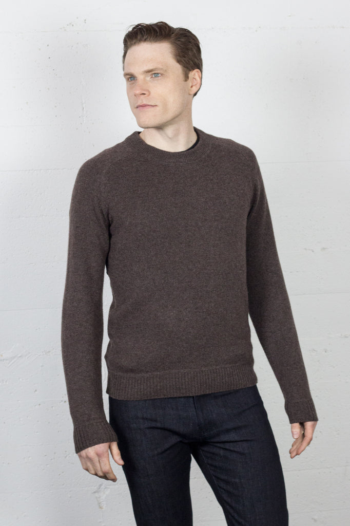Raglan Sleeve Crew Molasses