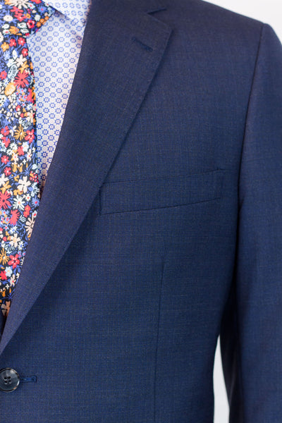 Denim Hatch Traveler Wool Suit 96REG, 108SHT