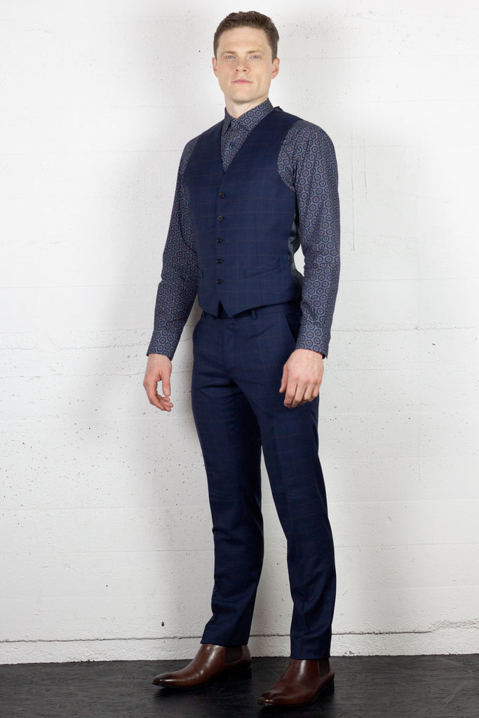 JB Maple Windowpane 3pce