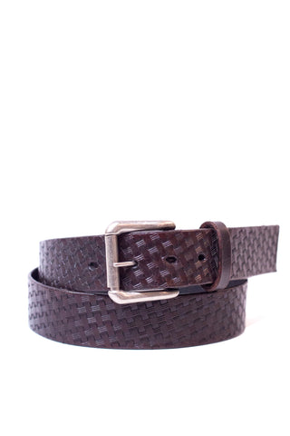 Jean Belt Basket Weave Brown